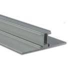PL13 Profilo di illuminazione 200 cm, verniciato a polvere argento strisce LED max. 12 mm