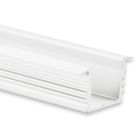 PL3 Profilo di installazione LED 200 cm, alto/ali, bianco RAL 9010, strisce LED max. 12 mm