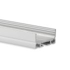 PN4 LED surface profile 200 cm, flat, LED strips max. 20 mm