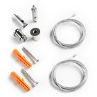 Hanging wire suspension Z03 for PL10, length up to 150 cm, 2 wires, incl. mounting material