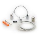 Sospensione a fune Z04 per PN17V2, lunghezza fino a 3 m, 2 corde, incluso materiale di fissaggio